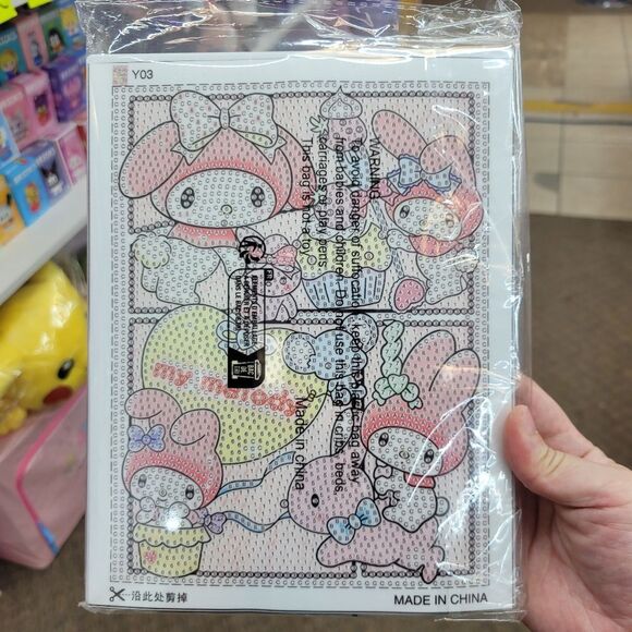 Brand New DIY My Melody Diamond Beads Art With Frame - Picture 2 of 9
